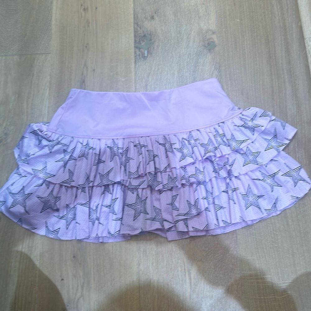 LUCKY IN LOVE STARS TENNIS SKIRT